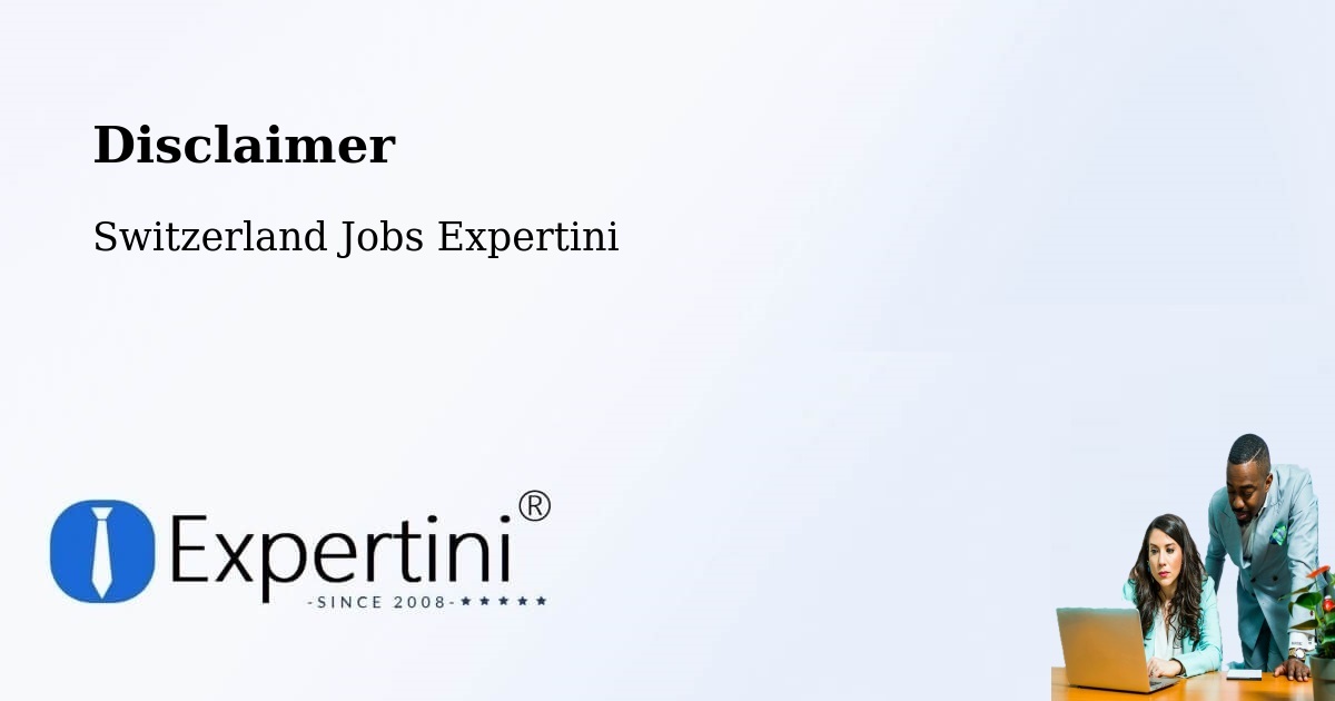 Disclaimer – Freienbach - Switzerland Jobs Expertini