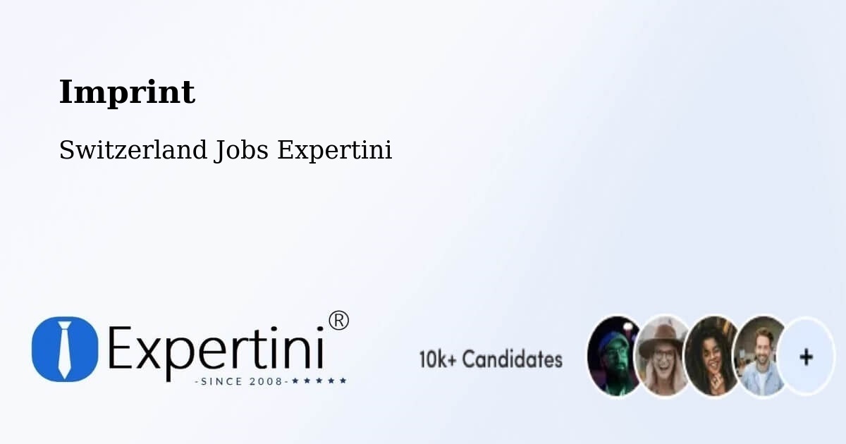 Imprint – Freienbach - Switzerland Jobs Expertini